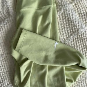 Nike leggings. Lime green. Size small.